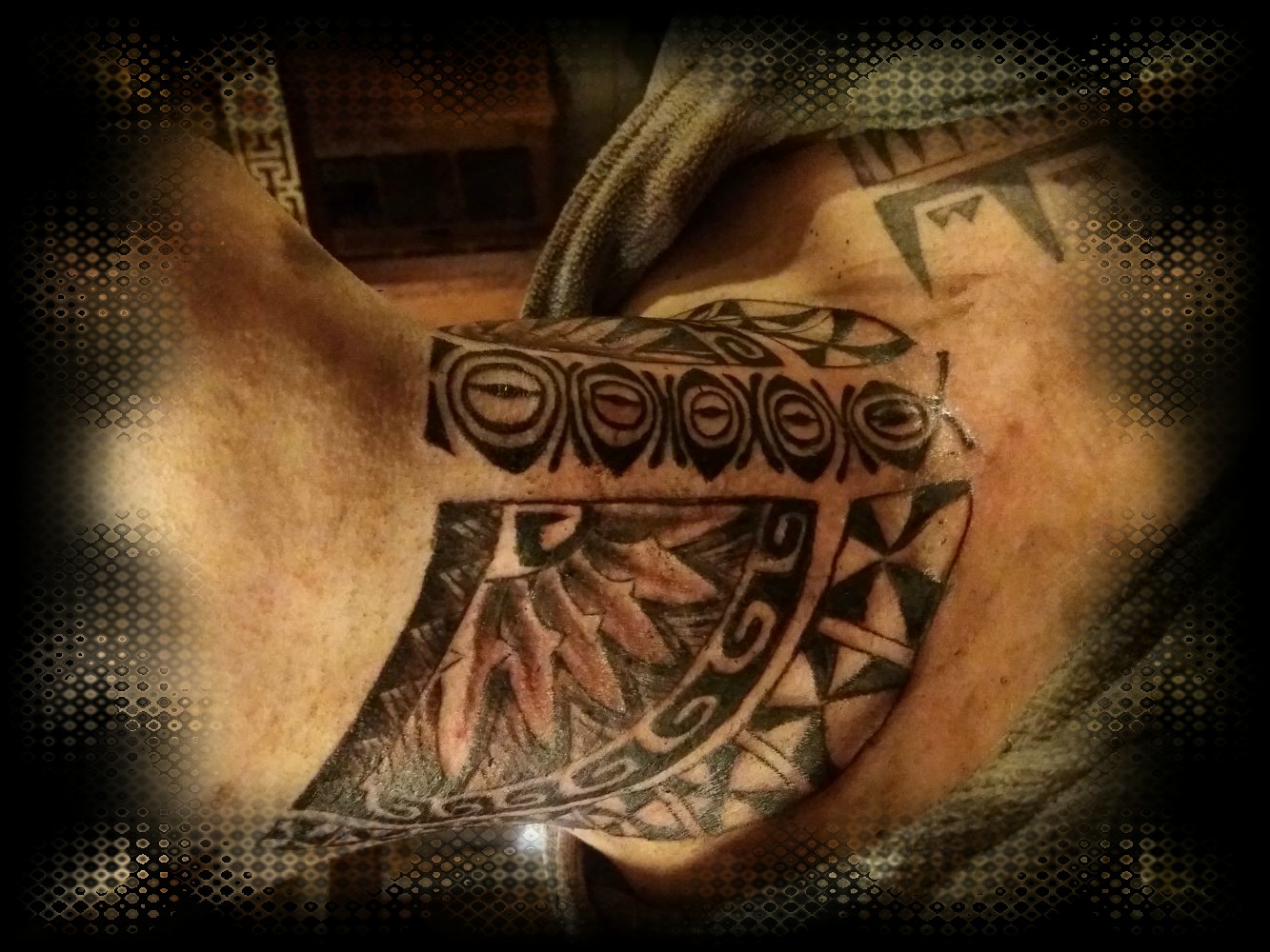 Maori Hals Tattoo exklusiv Recklinghausen STUDIO 45